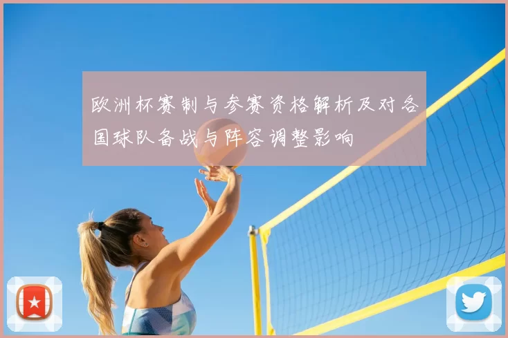 欧洲杯赛制与参赛资格解析及对各国球队备战与阵容调整影响